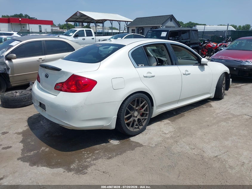 Vin: jn1cv6ar6am254890, lot: 46173240, infiniti g37x 20104