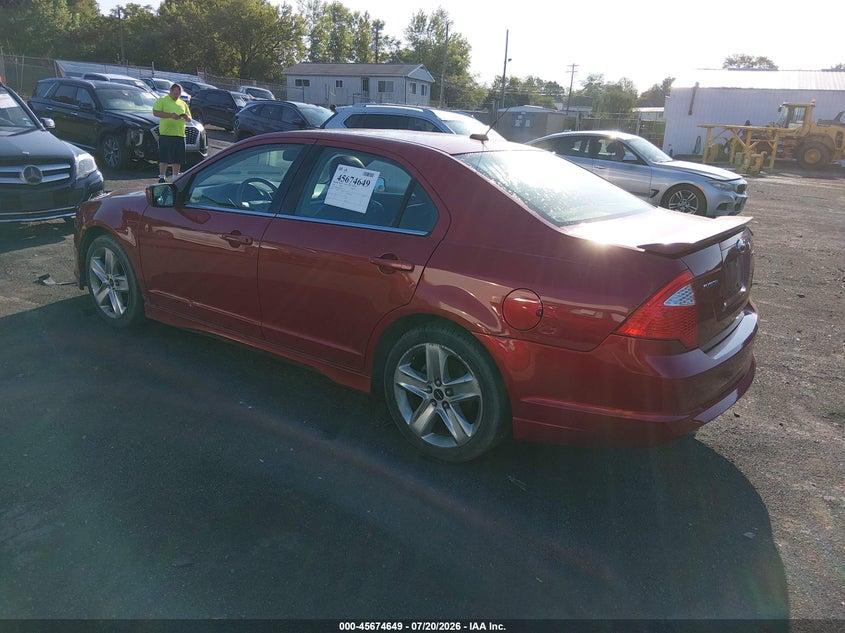 2010 FORD FUSION auction photo 3