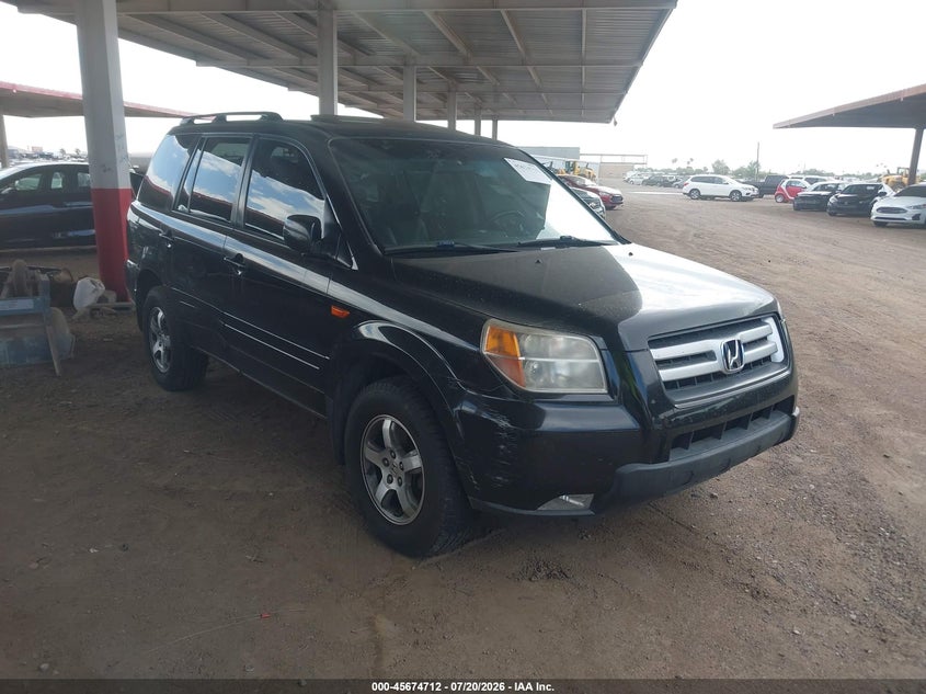 2008 Honda Pilot Ex-L VIN: 5FNYF18778B038881 Lot: 45674712