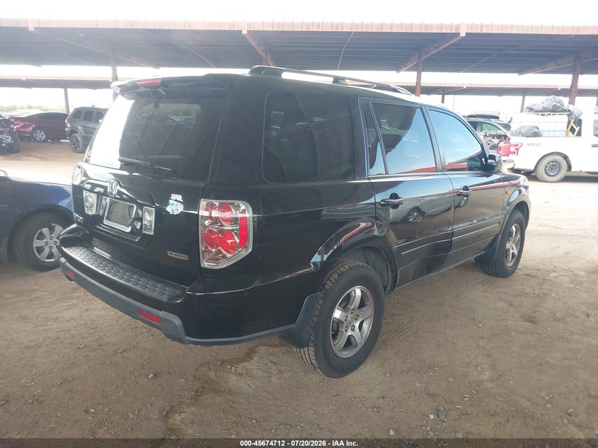 2008 Honda Pilot Ex-L VIN: 5FNYF18778B038881 Lot: 45674712