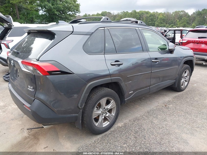 Vin: jtmrwrfv6pd181718, lot: 46173319, toyota rav4 hybrid xle 20234