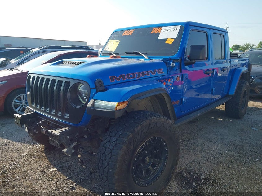 Vin: 1c6jjteg1ml503864, lot: 46173335, jeep gladiator mojave 4x4 20212