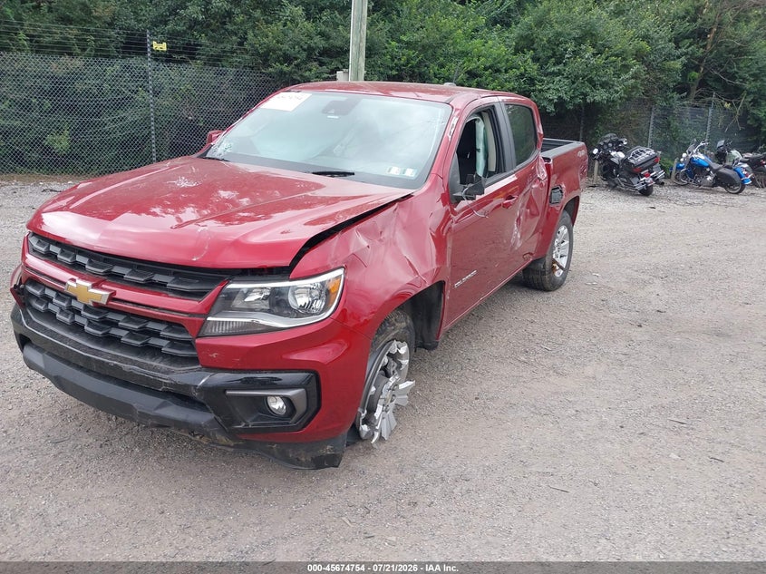Vin: 1gcgtcen6n1103095, lot: 46173354, chevrolet colorado 4wd  short box lt 20222