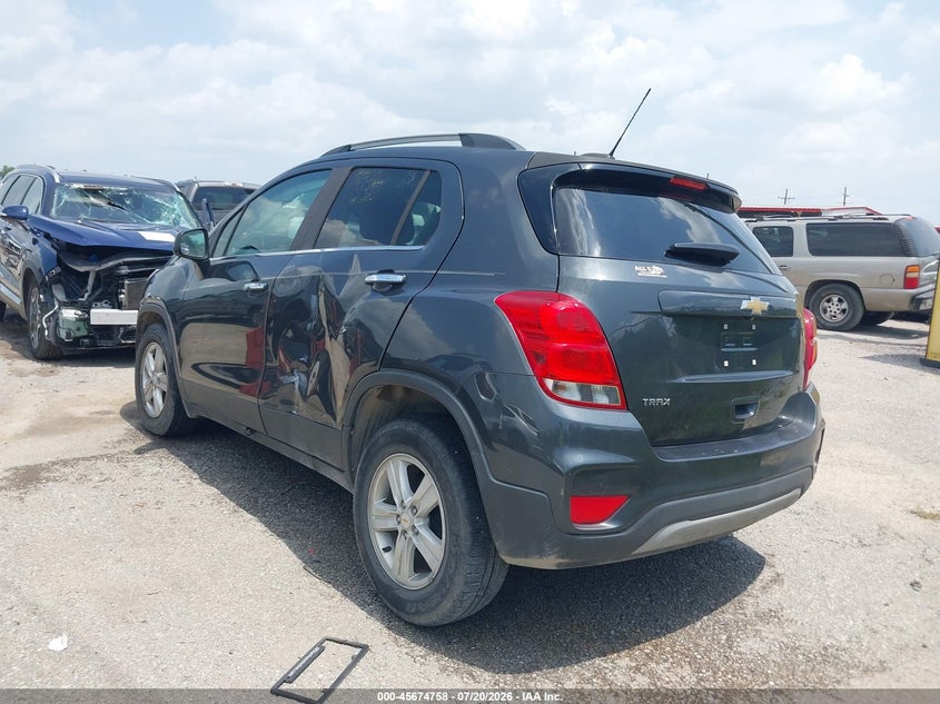 Vin: kl7cjlsb2hb089335, lot: 46173358, chevrolet trax lt 20173