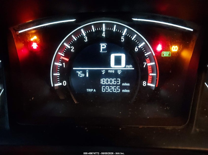 2017 HONDA CIVIC COUPE 2.0L I-4 DOHC, VVT, 158HP
