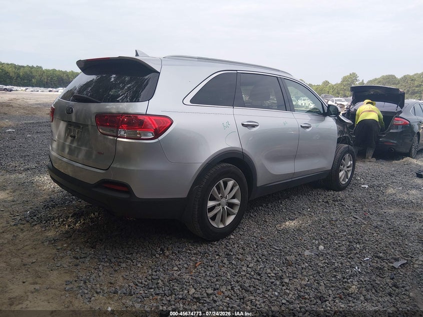 Vin: 5xypg4a32jg373630, lot: 46173374, kia sorento 2.4l lx 20184