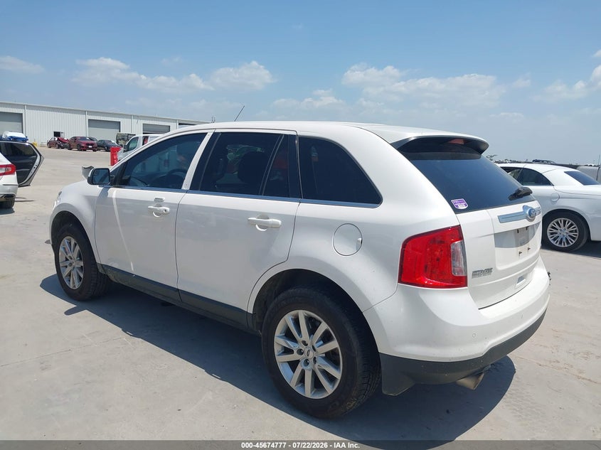 Vin: 2fmdk3kc3ebb29663, lot: 46173376, ford edge limited 20143