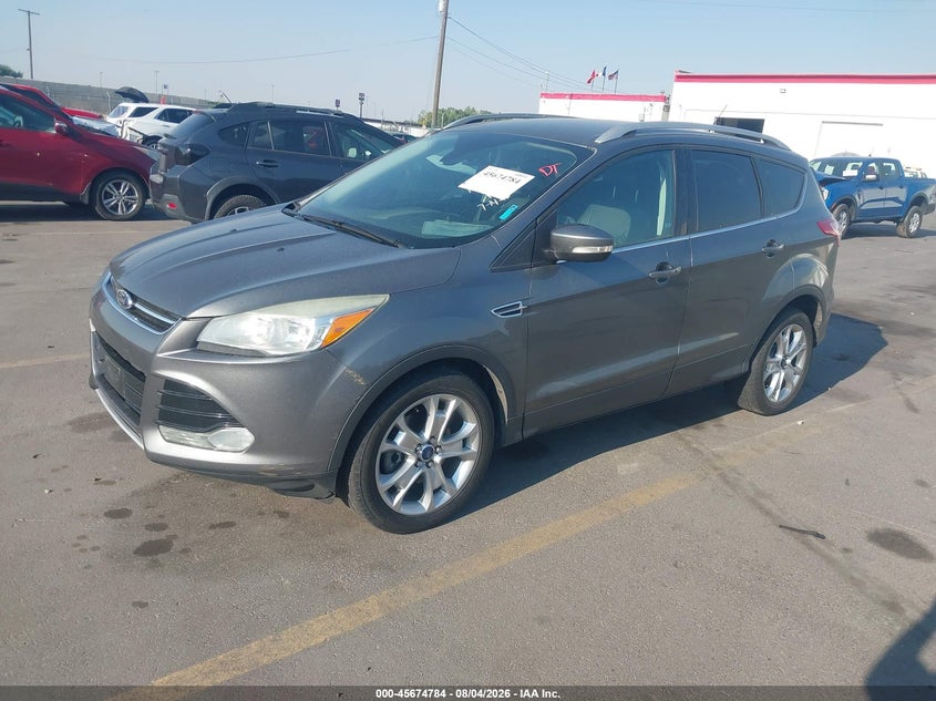 Vin: 1fmcu9jx1eub72261, lot: 46173384, ford escape titanium 20142