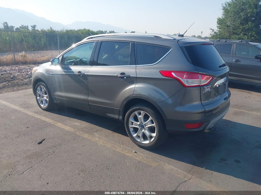 Vin: 1fmcu9jx1eub72261, lot: 46173384, ford escape titanium 20143