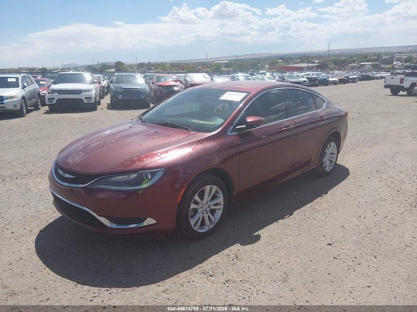 Vin: 1c3cccab8fn599591, lot: 46173385, chrysler 200 limited 20152