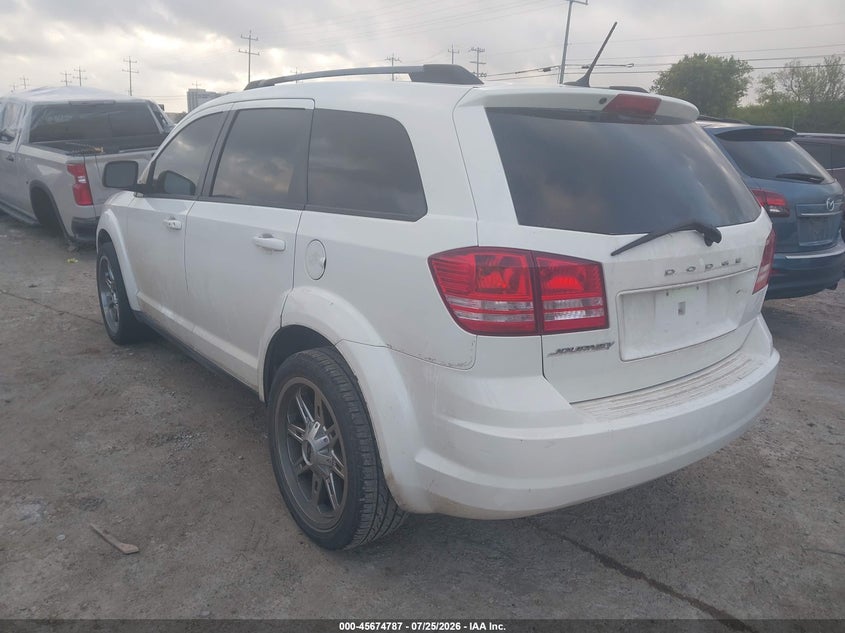 Vin: 3c4pdcab5ht709655, lot: 46173386, dodge journey se 20173