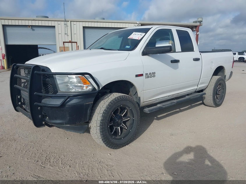 Vin: 1c6rr7fm0js227850, lot: 46173387, ram 1500 tradesman  4x4 6'4 box 20182