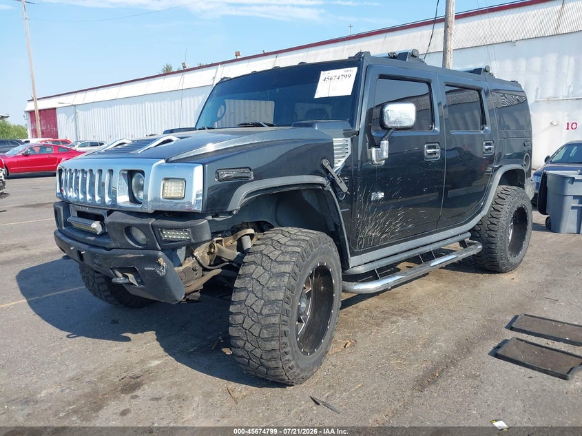 2004 Hummer H2, Изъятое, IAAI, VIN 5GRGN23U64H107473 — фото 2