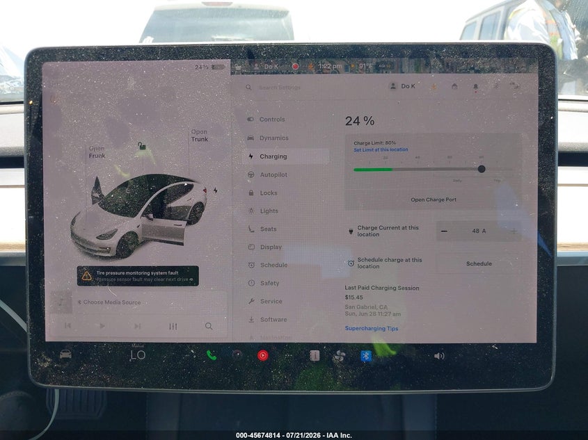 2021 Tesla Model 3 Long Range Dual Motor All-Wheel Drive VIN: 5YJ3E1EB2MF938975 Lot: 45674814
