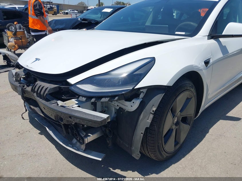 2021 Tesla Model 3 Long Range Dual Motor All-Wheel Drive VIN: 5YJ3E1EB2MF938975 Lot: 45674814