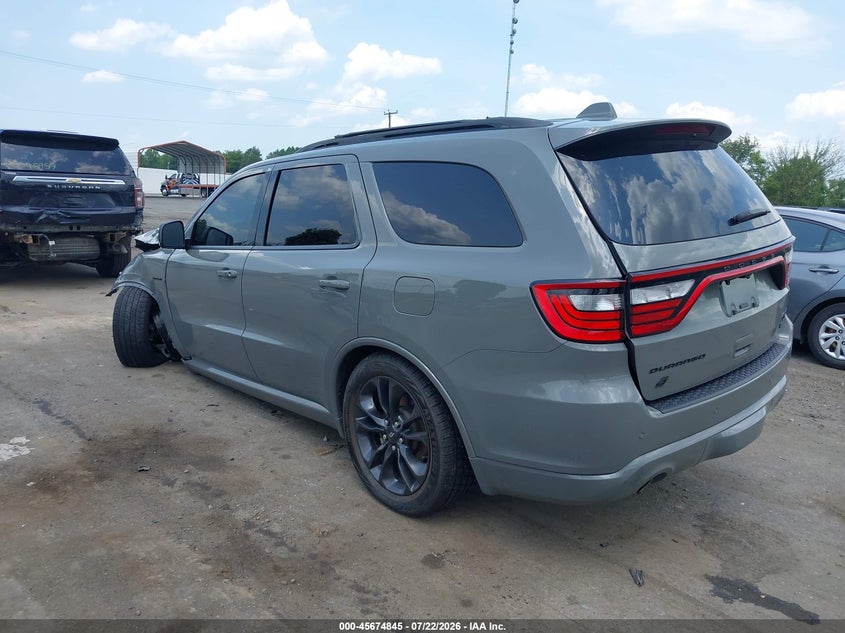 Vin: 1c4sdjct9mc557793, lot: 46173445, dodge durango r/t awd 20213