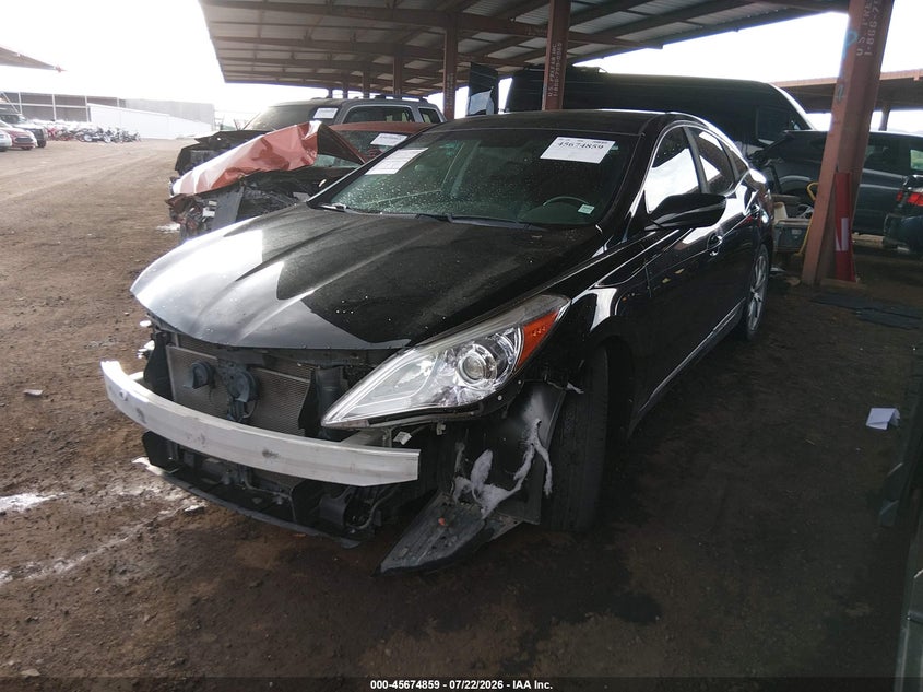 Vin: kmhfg4jg6fa484571, lot: 46173459, hyundai azera 20152