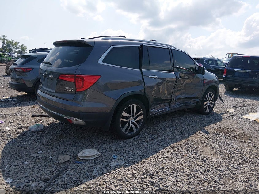 Vin: 5fnyf6h97hb046980, lot: 46173478, honda pilot touring 20174