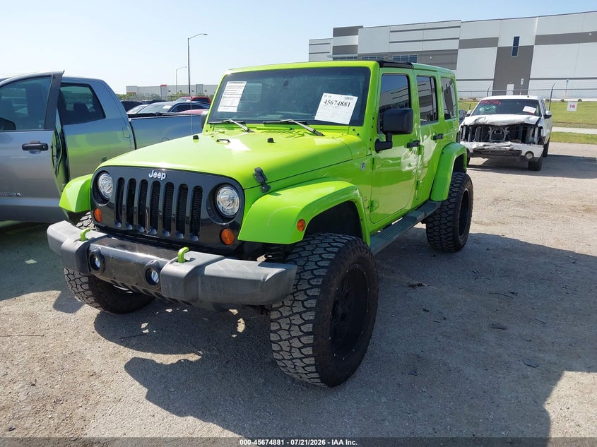 2013 Jeep Wrangler Unlimited Sahara VIN: 1C4BJWEG0DL542167 Lot: 45674881