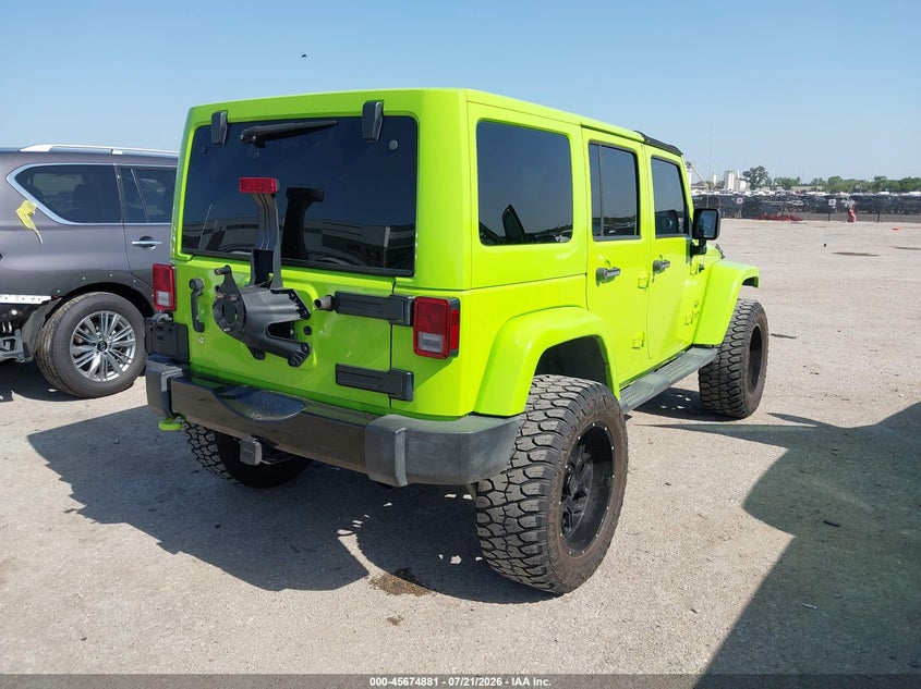 2013 Jeep Wrangler Unlimited Sahara VIN: 1C4BJWEG0DL542167 Lot: 45674881