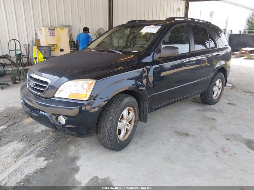 2008 Kia Sorento, Обычный износ, IAAI, VIN KNDJD735385825599 — фото 2