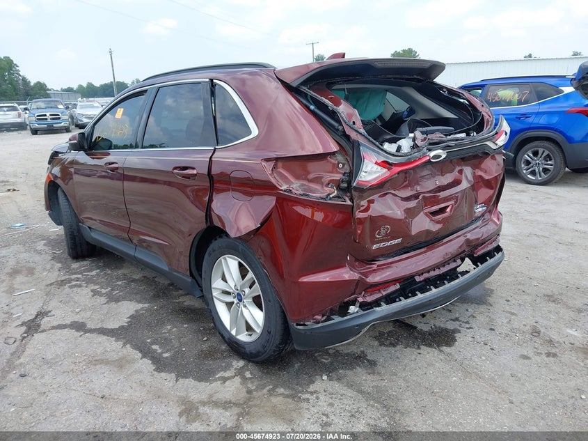 Vin: 2fmpk4j92gbb56896, lot: 46173523, ford edge sel 20163