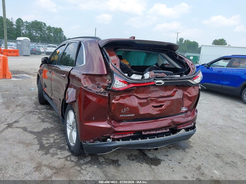 2016 Ford Edge Sel VIN: 2FMPK4J92GBB56896 Lot: 45674923