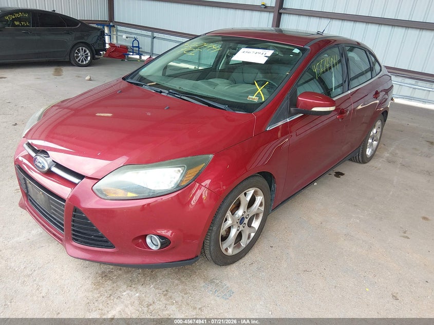 2014 Ford Focus Titanium VIN: 1FADP3J2XEL349368 Lot: 45674941
