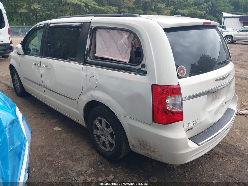 Vin: 2c4rc1bg1dr584385, lot: 46173549, chrysler town & country touring 20133