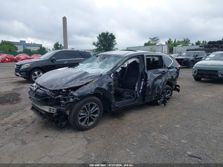 2020 Honda CR-V, Обидва боки, IAAI, VIN 5J6RW2H54LL023439 — фото 2