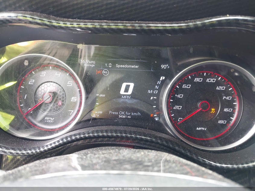 2020 DODGE CHARGER SEDAN 6.4L V-8 , 485HP