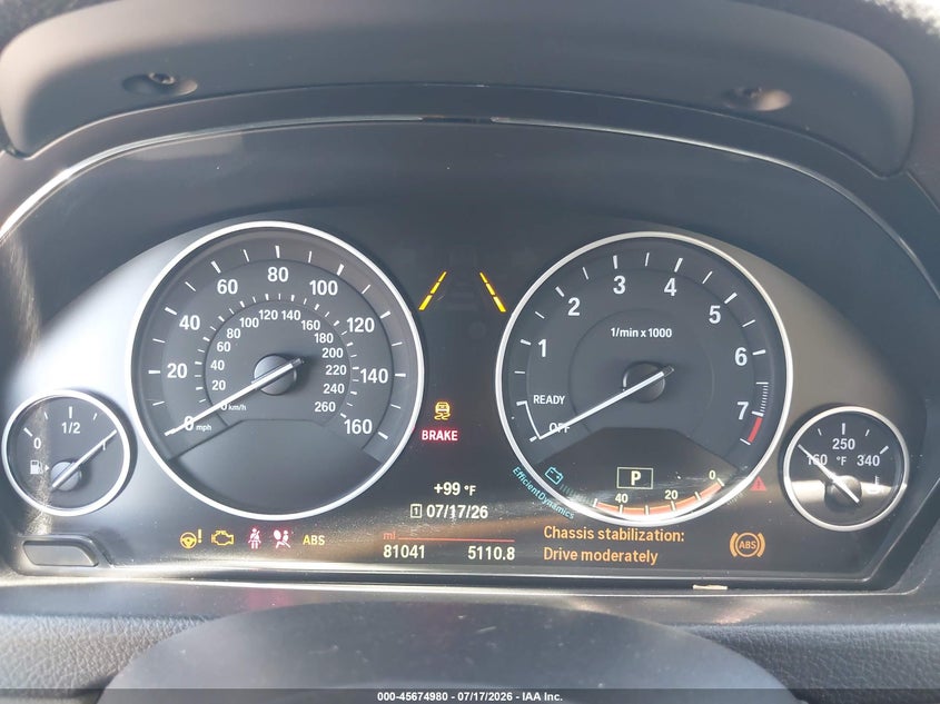 2015 BMW 328I VIN: WBA3C1C52FK118918 Lot: 45674980