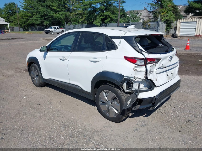 Vin: km8k53ag9mu128366, lot: 46173588, hyundai kona electric ultimate 20213