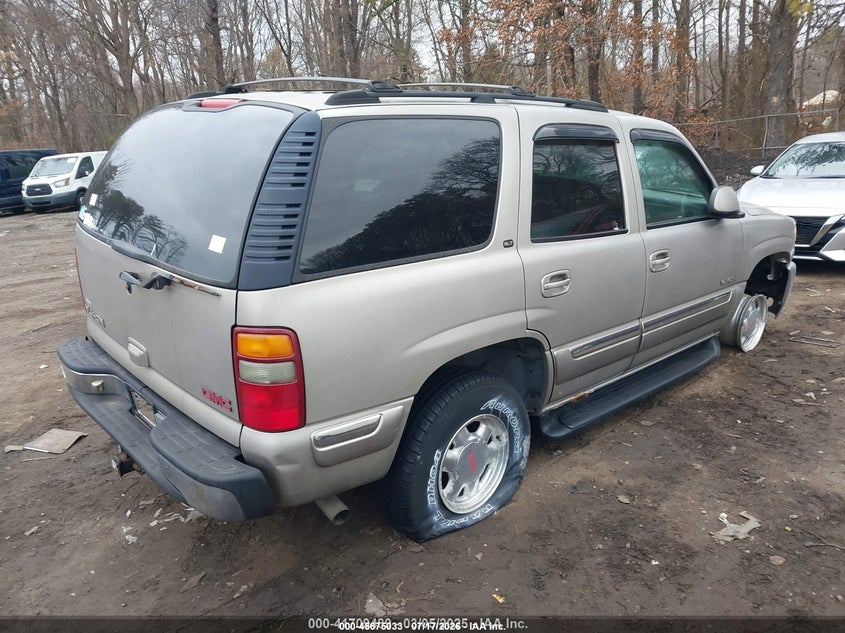 GMC YUKON 2000 VIN 1GKEK13T8YJ168071