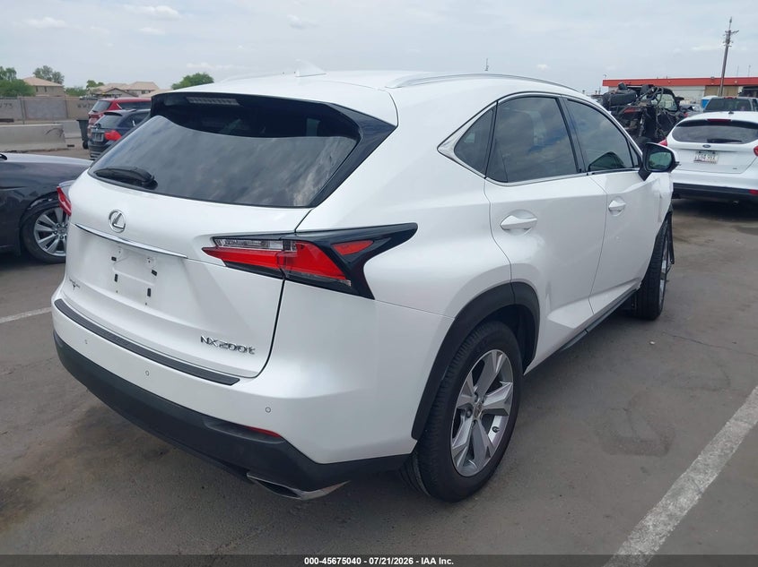 Vin: jtjyarbz4h2059064, lot: 46173640, lexus nx 200t 20174
