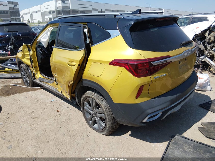 Vin: kndeu2aa6p7376460, lot: 46173645, kia seltos s 20233