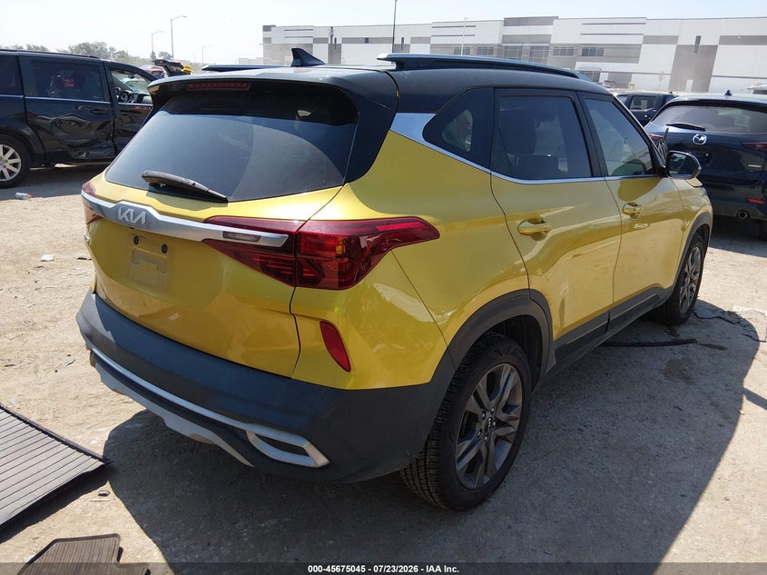 Vin: kndeu2aa6p7376460, lot: 46173645, kia seltos s 20234