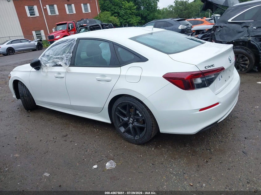 Vin: 2hgfe2f52th594988, lot: 46173651, honda civic sport 20263