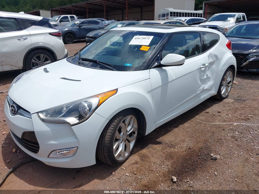 Vin: kmhtc6ad7cu069527, lot: 46173672, hyundai veloster base w/gray 20122