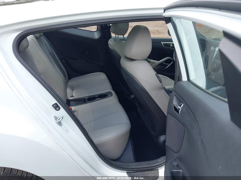 2012 Hyundai Veloster Base W/Gray VIN: KMHTC6AD7CU069527 Lot: 45675072