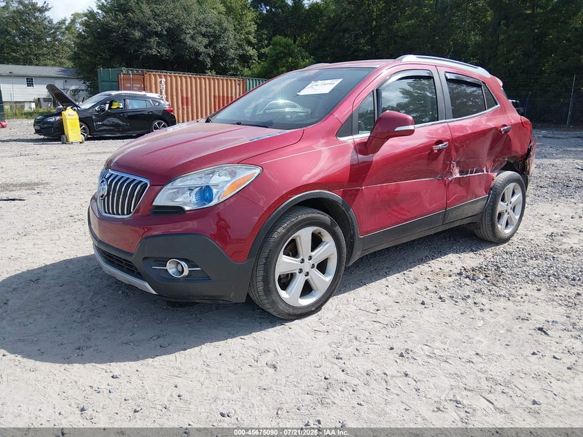 Vin: kl4cjbsb5fb118881, lot: 46173690, buick encore convenience 20152