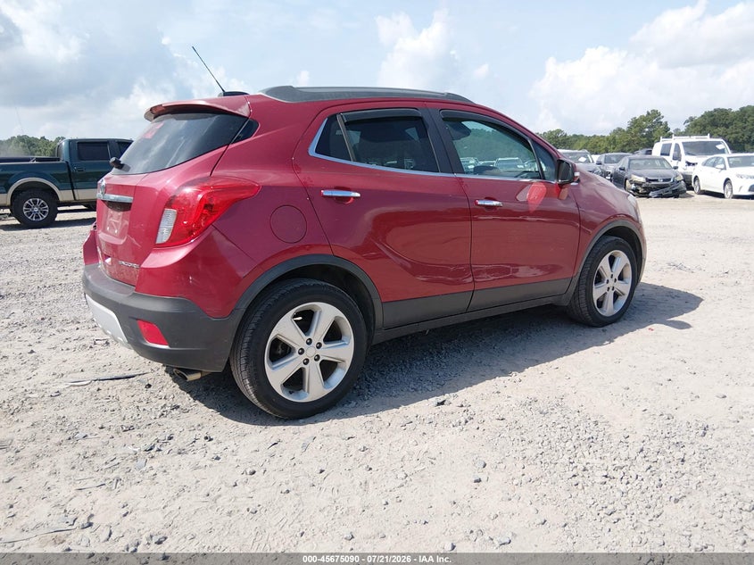 Vin: kl4cjbsb5fb118881, lot: 46173690, buick encore convenience 20154