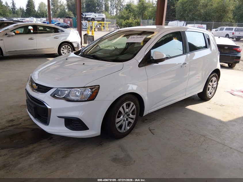 Vin: 1g1jg6sb4l4121766, lot: 46173710, chevrolet sonic fwd  1fl 5-door 20202