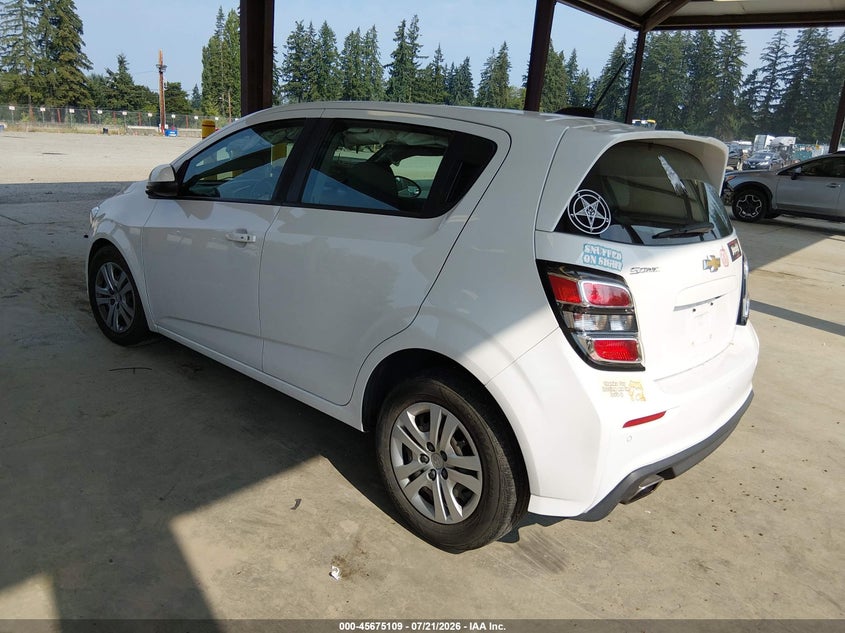Vin: 1g1jg6sb4l4121766, lot: 46173710, chevrolet sonic fwd  1fl 5-door 20203