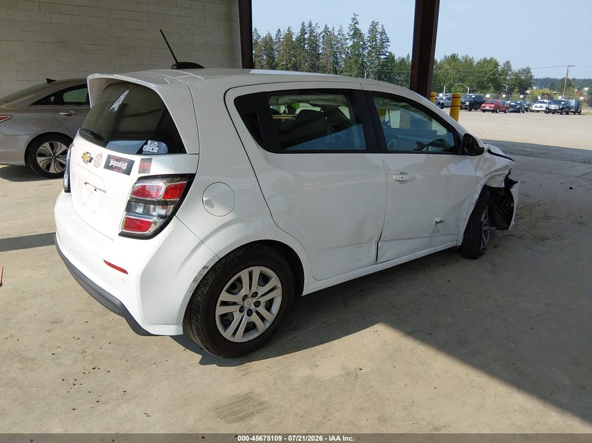Vin: 1g1jg6sb4l4121766, lot: 46173710, chevrolet sonic fwd  1fl 5-door 20204