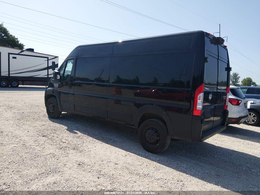Vin: 3c6lrvdg9ne135572, lot: 46173727, ram promaster 2500 high roof 159 wb 20223