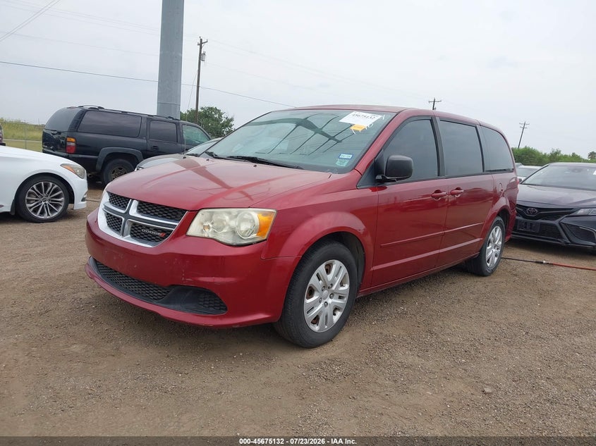 Vin: 2c4rdgbg7er361740, lot: 46173732, dodge grand caravan se 20142