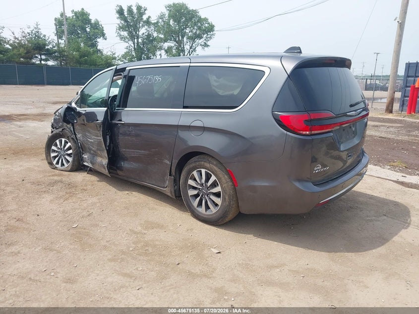 Vin: 2c4rc1l75pr541591, lot: 46173735, chrysler pacifica hybrid touring l 20233
