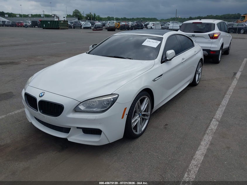 Vin: wba6b2c57ed129566, lot: 46173739, bmw 650i gran coupe 20142