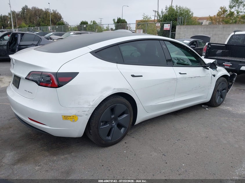 Vin: 5yj3e1ebxnf275740, lot: 46173744, tesla model 3 long range dual motor all-wheel drive 20224